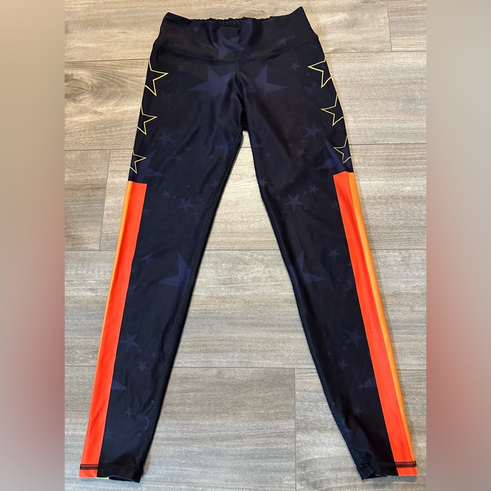 Shape Up Star & Stripes Pattern Leggings - Size:  Unknown